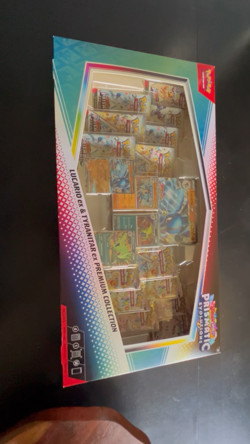 Pokemon TCG Prismatic Evolutions Lucario Ex + Tyranitar Ex Premium Collection - Image 2
