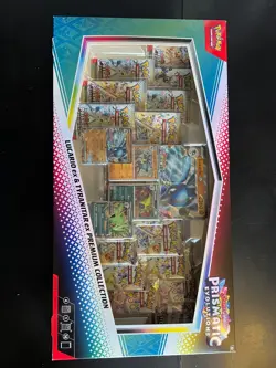 Pokemon TCG Prismatic Evolutions Lucario Ex + Tyranitar Ex Premium Collection - Image 3