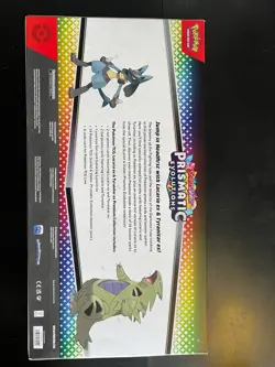 Pokemon TCG Prismatic Evolutions Lucario Ex + Tyranitar Ex Premium Collection - Image 4