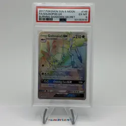 PSA 6 Golisopod GX Secret Rare 148/147 - 2017 Pokemon Sun & Moon Burning Shadows - Image 2