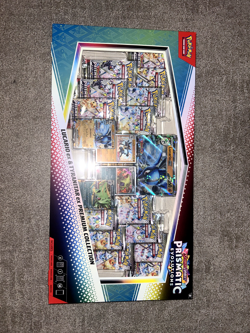 Pokemon Scarlet & Violet Prismatic Evolutions Lucario Tyranitar ex Box SEALED - Image 1