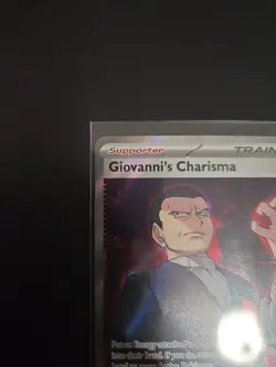 Giovanni's Charisma 197/165 Full Art SR Pokemon 151 English - Image 3