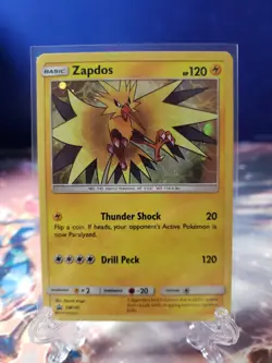 Zapdos SM145 Sun & Moon Holo Black Star Promo Pokemon TCG MP-HP - Image 1