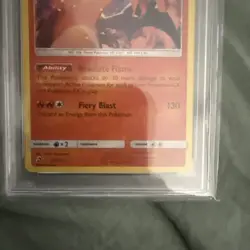 2018 POKEMON SUN & MOON DRAGON MAJESTY #3 CHARIZARD-HOLO PSA 7 - Image 4