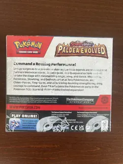 Pokemon TCG Scarlet and Violet Paldea Evolved Booster Box, Sealed - Image 2