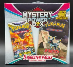 Pokemon Mystery Power Box Chase Pack Seeded 1:10 (5 Booster Packs) NEW SEALED - Image 1