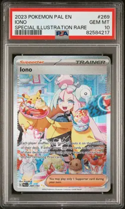 2023 Pokemon Paldea Evolved Iono SIR 269/193 PSA 10 - Image 1