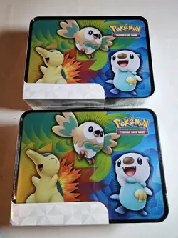 Pokemon Arceus Collectors Chest Lunchbox Tin Spring 2022 Edition Sealed LOT OF 2 - Image 2