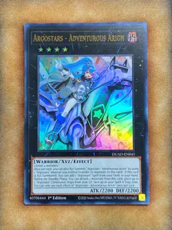 Yugioh Argostars - Adventerous Arion DUAD-EN045 Ultra Rare 1st Ed NM - Image 1