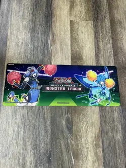 Yu-Gi-Oh! TCG CardGame Mat/Board/Mouse Pad Battle Pack 3 Monster League 24" x 9” - Image 1