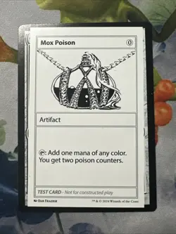 1x Mox Poison- NM- Mystery Booster 2 Play Test Card- Mtg Magic The Gathering - Image 1