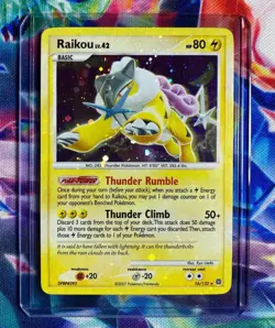 Raikou [Holo Bleed] - (16/132) Rare - Secret Wonders - Pokemon Card - Image 1