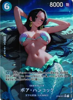 BOA HANCOCK MERMAID ONE PIECE Holographic Custom Art Goddess Story Card - Image 1