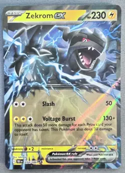 Pokemon TCG - Zekrom EX 034/086 & Reshiram EX 020/086 - 2 CARD LOT - NM - Image 3