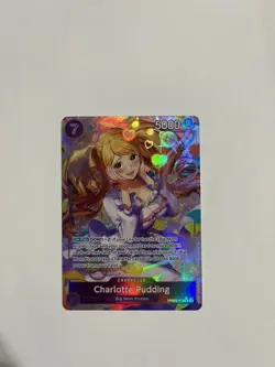 One Piece Charlotte Pudding PRB02-010 English Foil Card Near Mint Pack Fresh - Image 2