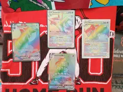 Pokemon Rainbow Card Bundle 4 Count Lot NM/M - Image 1