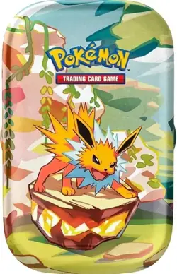 Pokemon TCG: Prismatic Mini Tin - Collectible Trading Card Tin - Image 1