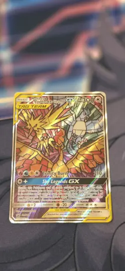 Moltres Zapdos Articuno GX Tag Team SM210 Pokemon Card Black Star Promo - Image 1