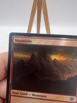 MTG Mountain (FOIL) 0269 Lord of the Rings Magic The Gathering LP - Image 5
