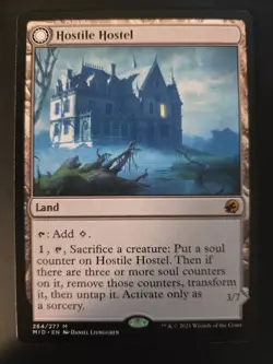 Hostile Hostel NM Innistrad: Midnight Hunt MTG FREE SHIPPING - Image 1
