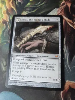 MTG 1x Elbrus, the Binding Blade # 147 Dark Ascension Magic the Gathering x1 LP - Image 2