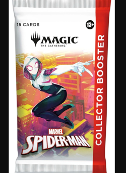 Magic The Gathering MTG Marvel Spiderman SEALED Collector Booster Pack IN HAND - Image 1