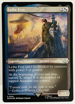 Lydia Frye (Foil Etched) -#241-MTG- Universes Beyond: Assassin's Creed-NM - Image 1