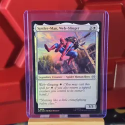 Spider-Man, Web-Slinger - Foil - SPM - MTG - EN - NM - 0016 - Image 1