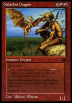 1x Nalathni Dragon Moderate Play MTG Magic - Kid Icarus - - Image 1