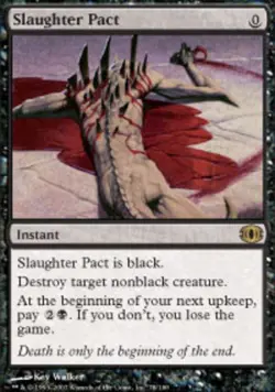 1x Slaughter Pact Moderate Play MTG Magic - Kid Icarus - - Image 1