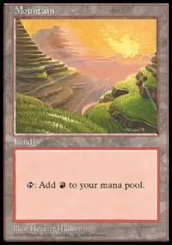 1x Mountain - Red Pack (Hudson) Moderate Play MTG Magic - Kid Icarus - - Image 1