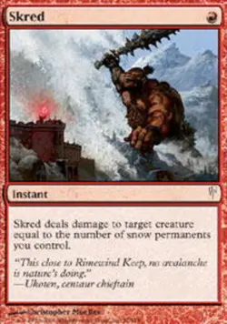 1x Skred Moderate Play MTG Magic - Kid Icarus - - Image 1