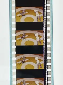 Framed Mew and Mewtwo 35mm film reel from 1999 Mewtwo Strikes Back Pokemon Movie - Image 2