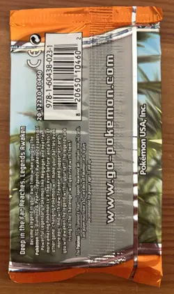 Pokemon TCG Diamond & Pearl Legends Awakened Sealed Booster Pack (Luxray) - Image 2