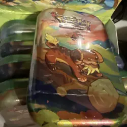 Vibrant Paldea Pokemon Scarlet & Violet TCG Sealed Display of 10 Mini Tins - Image 4