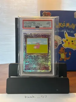 PSA 9 2002 Slowpoke 93/110 Reverse Holo Pokemon Legendary Collection - Image 1