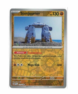 Pokemon Scarlett & Violet Stonjourner 121/198 Reverse Holo Uncommon - Image 1