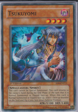 Yugioh! Tsukuyomi SD6-EN011 Common 1st Edition NM - Image 1