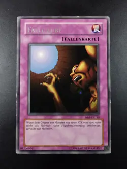 YUGIOH 2004 | TRAPHOLE | DB1-DE118 | GERMAN | RARE | EXCELLENT - VERY GOOD - Image 1