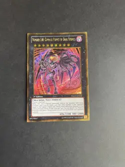 Yugioh Number C40: Gimmick Puppet of Dark Strings PGLD-EN020 Gold Secret 1st y1 - Image 1
