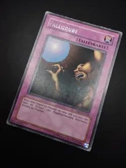 YUGIOH 2004 | TRAPHOLE | DB1-DE118 | GERMAN | RARE | VERY GOOD (MP) - Image 3