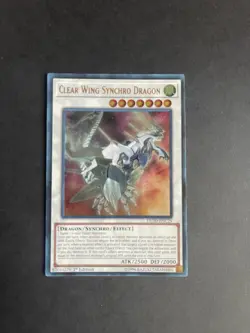 Yugioh! Clear Wing Synchro Dragon LEDD-ENC29 Ultra Rare 1st Edition y1 - Image 1