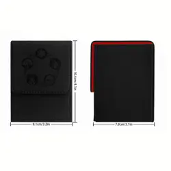 100+ Card Deck Box PU Leather Magnetic Case for TCG MTG Pokemon Yugioh - Image 2