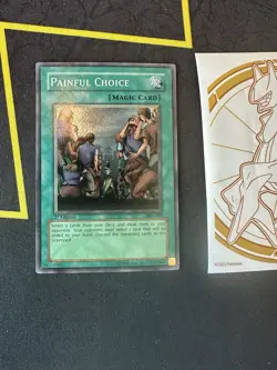 Yugioh Painful Choice MRL-049 1st Edition Super Rare Holo Magic Ruler 128💎NM💎 - Image 1