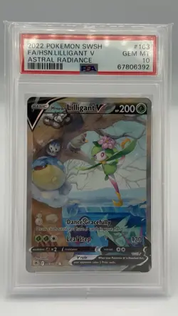 PSA 10 Hisuian Lilligant V 163/189 Astral Radiance 2022 Alt Art Pokemon Card TCG - Image 1