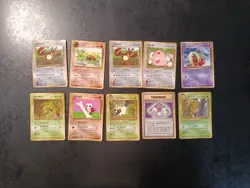 Very Good, Lot of 10 Japanese Pokemon Glossy Cards, Vending Machine - Image 1