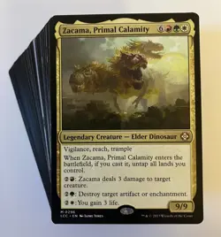 MTG Magic The Gathering Zacama, Primal Calamity Budget 100 Card Commander Deck - Image 1