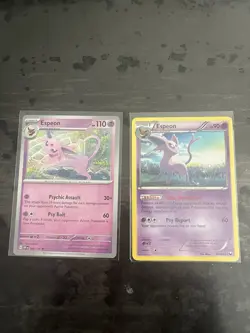 Pokemon TCG Espeon Dark Explorers Card 48/108 Regular Rare NM - Image 2