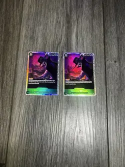 2x Dracule Mihawk OP12-030 SR Legacy of the Master ONE PIECE Card English - Image 1