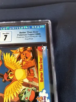 Cgc 7 Better Than Ever 56 Topps first print pokemon the first movie card - Image 2